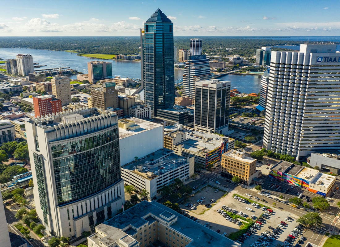 Jacksonville, FL - High Aerial Photo of Jacksonville, FL